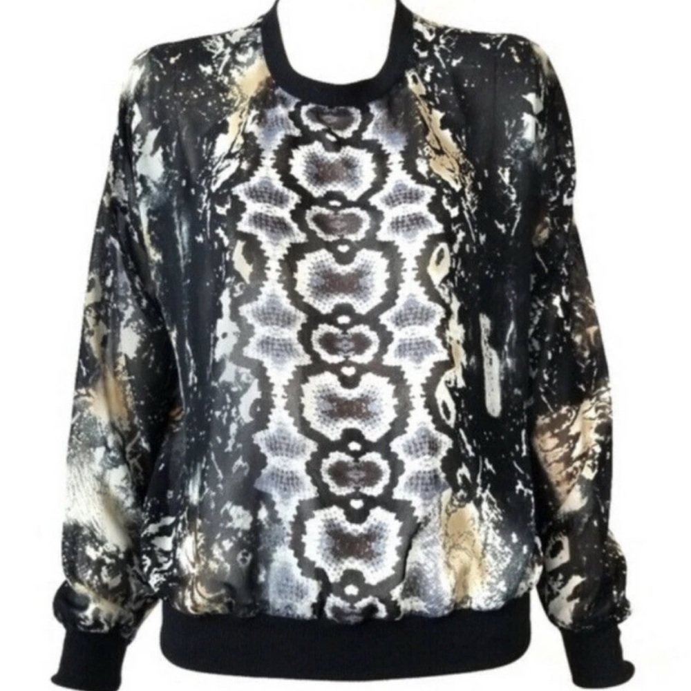 Cabi Python Print Top size L - Picture 4 of 13